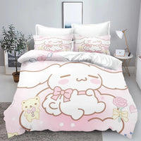Sanrio, Hello Kitty 3D Children'S Printed Cute Cartoon100% Polyester Bedding Set Duvet Cover Set Bedding Sets Anime Home 10