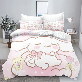 Sanrio, Hello Kitty 3D Children'S Printed Cute Cartoon100% Polyester Bedding Set Duvet Cover Set Bedding Sets Anime Home 10