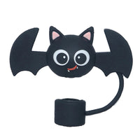 1-19pcs Cartoon 3D Halloween Series Stanley Straw Covers Reusable 10mm Straw Topper Compatible With Dust-Proof Straw Tips Lid 1pcs-02 CHINA