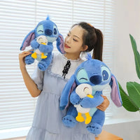 Lusy Store LLC Lilo &amp; Stitch Plush Toy &ndash; Soft Stuffed Cartoon Doll 11.8/17.7/23.6in Stuffed Animal