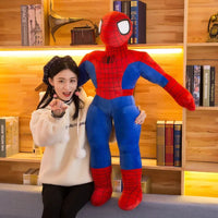 SpiderMan Plush Toys The Avengers Cartoon Doll Soft Pillow Plushie Stuffed Gift