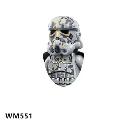 Star Wars Mandalorian Mini Robot Figure Toy - Han Solo, C-3PO, Leia, Darth Vader, Boba Fett Blocks WM551