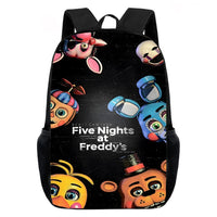 Game F-five N-nights at F-freddy's Child School Backpack with Lunch Bags ,Pencil Bags ,School Bags for Boys Girls XHOO3-SB-0101-A6