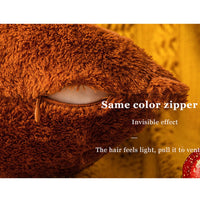 45x45/50x50cm Halloween Pumpkin Plush Pillowcase Cojines Festival Pumpkin Double-Sided Plush Cushion Cover Headboard Pillowcases