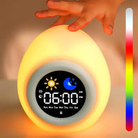 Alarm Clock for Kids Puppy-Shape Toddler Sleep Training Clock Cute Touch Night Light for Children Bedroom Lusy Store
