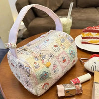 Storage Bag Anime New Sanrio Hello Kitty Convenience Makeup And Toilet Bag Travel Storage Bag Large Capacity Christmas Gift