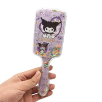Cartoon Sanrio Air Cushion Comb Kuromi Cinnamoroll MyMelody Anime Girl Kawaii Comb Cartoon Square Massage Comb Accessories style 2