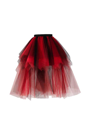 Rainbow Tutu Skirts For Women Layered Tulle Petticoat Underskirt Birthday Party Skirt Girls Colorful Halloween Costumes