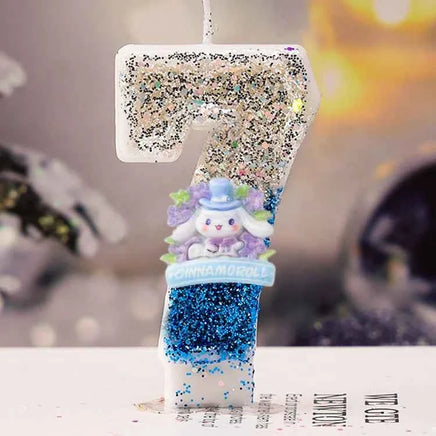 Cinnamoroll Creative Digital Candle (4x7.5cm) - Birthday Cake Decoration 7