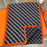 POBING 30% Silk 70%Cashmere Scarf Women Hand Rolled Luxury Printed Long Scarves Wraps Bandana Big Shawls Hijabs Female Foulards Lusy Store