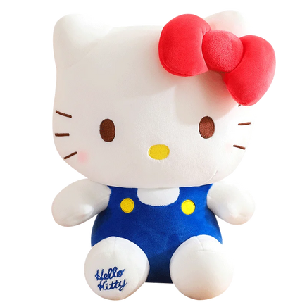 Hello Kitty Stuffed Toys Plushier Soft Pillow Gifts For Girls Kawaii Hello Kitty Plush Dolls Blue 20cm (8inch)