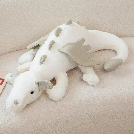 Dragon Plush Toys Stuffed Dinosaur Flying Wings White Pink Green Blue Dragons Birthday Gift for Boy White