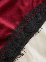 Adults Ladies Sexy Lingerie for Women's Underwear Lace Wine Red Sexy Bras and Thong Open Set Halloween Costumes for Women