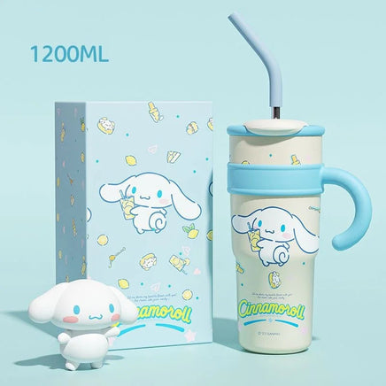 Sanrio Hello Kitty 700/1200ml Stanley Cup Large Capacity Cute Straw Insulated Cup My Melody Cartoon Child Stainless Cup Gift