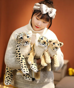 Lusy Store LLC Snow Leopard Stuffed Animal | Realistic Plush Toy | Soft & Cuddly | 15-23 in | Lusy Store Stuffed Animal