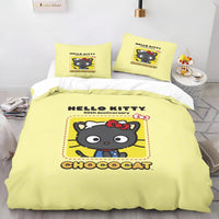 CHOCOCAT Quilt Cover Cartoon Anime Duvet Printed Polyester Bedding Twin Size children Gift Various Sizes Lusy Store