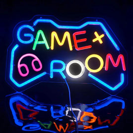 Gamer Neon Sign LED Neon Lights with Dimmable ON/OFF Switch USB Powered Wall Decor for Gaming Room