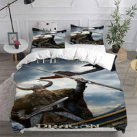 How to Train Your Dragon Bedding Sets Comforter Quilt Bed Cover Duvet Cover Pillow Case 2-3 Pieces Sets Bedroom Decoration Lusy Store