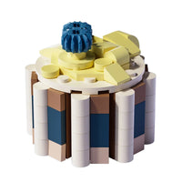 ToylinX Delicious Dessert Building Blocks Sets, Assorted Stem Toys Building Sets for Halloween Gift for Children and Adults. 33301-F with box