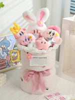 Pink Star Kirby Plush Bouquet Stuffed Plush Flower Bouquet Room Decor Girl Friend Birthday Gifts Pink 2