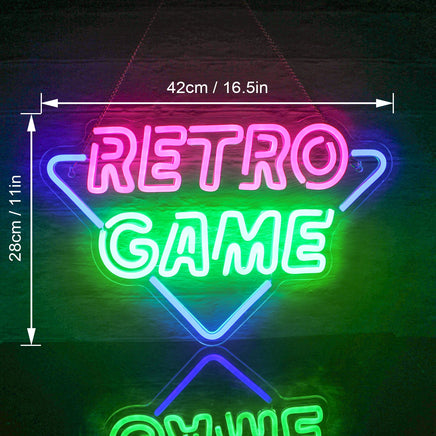 Game Room Neon Sign LED Wall Decor USB Powered Acrylic Lighting Bedroom Bedside Wall Decor Gift