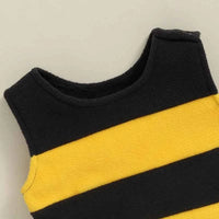 Infant Baby Fall Outfits Baby Girl Boy Bees Romper Set Baby Festival Clothes Baby Halloween Costumes