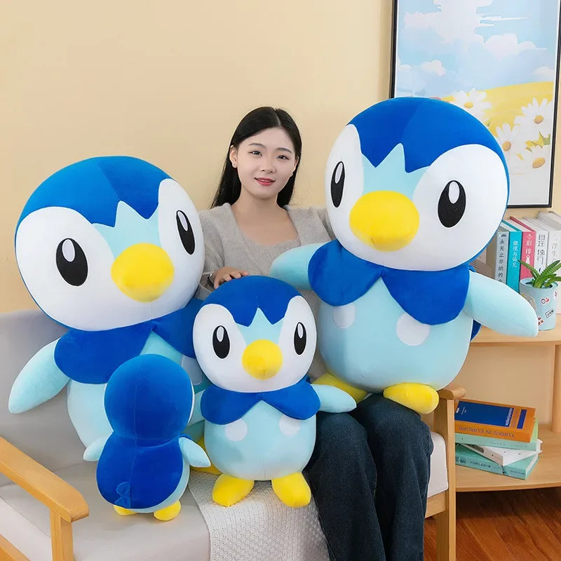 Lusy Store LLC Pokemon Piplup Plush Toy &ndash; Soft Penguin Stuffed Animal &ndash; 10in/20in/24in Stuffed Animal