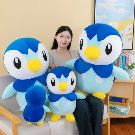 Pokemon Piplup Plush Toy – Soft Penguin Stuffed Animal – 10in/20in/24in