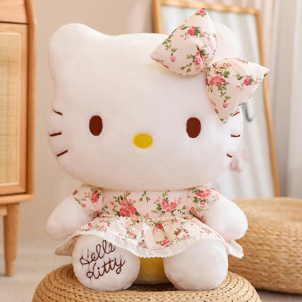 Hello Kitty Plush Anime Kuromi Stuffed Xmas Gifts For Girls Kawaii My Melody Plush Dolls kt fuguihua 20cm 8inch