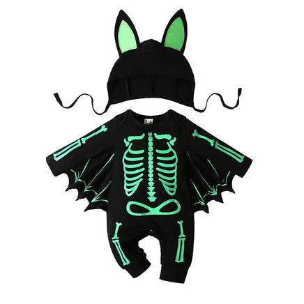0-24Months Baby Boys Jumpsuits Halloween Costumes Children Halloween Cosplay Party Boy Clothes Long-sleeved Hoodie set5