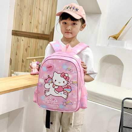 Backpacks For School Hello Kitty Grades 1-3 Kindergarten Large Class Children Girl Bag B130