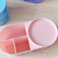 Sanrio Desktop Transparent Drawer Pen Holder Cute Kuromi Cinnamoroll Students Creative Cartoon Pen Holder Stationery Storage Box