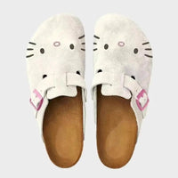 Sanrio Hello Kitty Cute Anime Slippers for Women - Summer 2024 A