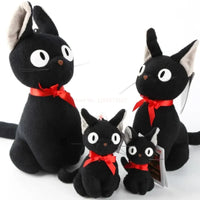 Black Cat Backpack Plush Jiji Plush Soft Stuffed Animal Cute Decor Toy Gifts