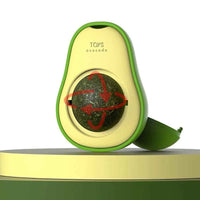 Natural Catnip Wall-Mounted Ball for Cats, Rotatable & Lickable, Healthy Teeth Cleaning & Scratching Toy