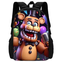 Cartoon Five Night At Freddy Child School Backpack With Shoulder Bag Pencil Bags School Bags for Boys Girls Best Gift XHOO4-SB-145-A1