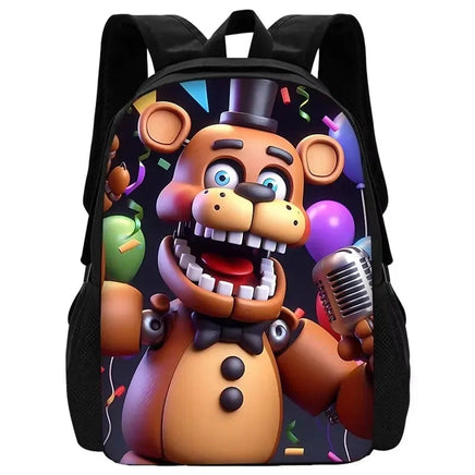 Cartoon Five Night At Freddy Child School Backpack With Shoulder Bag Pencil Bags School Bags for Boys Girls Best Gift XHOO4-SB-145-A1