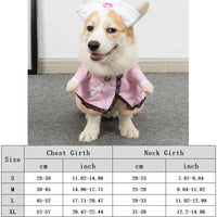 Funny Dog Clothes Sweatshirt Set Cosplay Big Suit Pet Clothes Party Costume Face Cloth Comical Outfits Halloween Dress Jumpsuit H