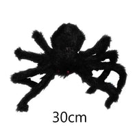 Halloween Decoration Prop Spider Horror Halloween Decoration Party Prop Outdoor Giant Spider Decoration 30-200cm Black Spider Approx 30cm