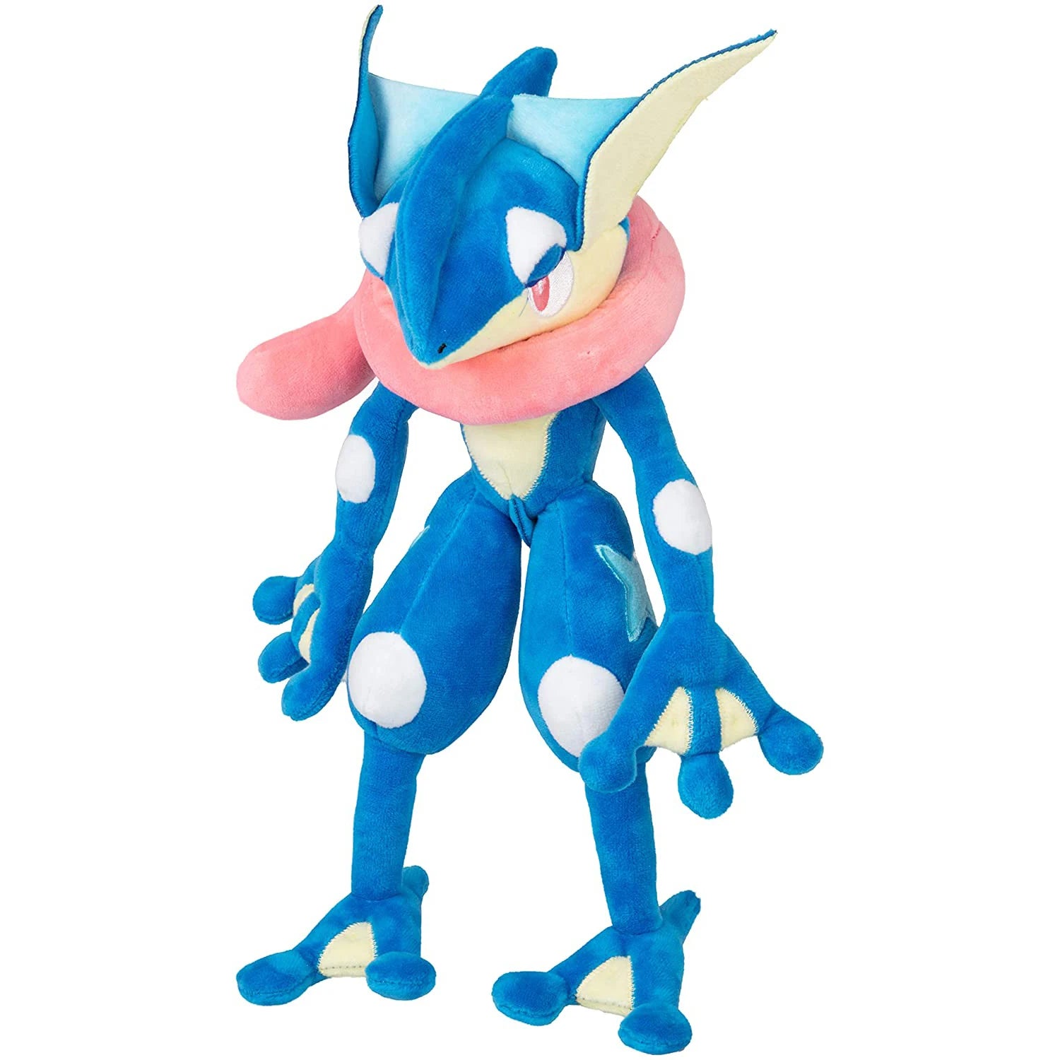 Lusy Store LLC Greninja Plush Toy Pokemon Froakie Evolution Frog Ninja Stuffed Doll Christmas Gifts for Kids Plush