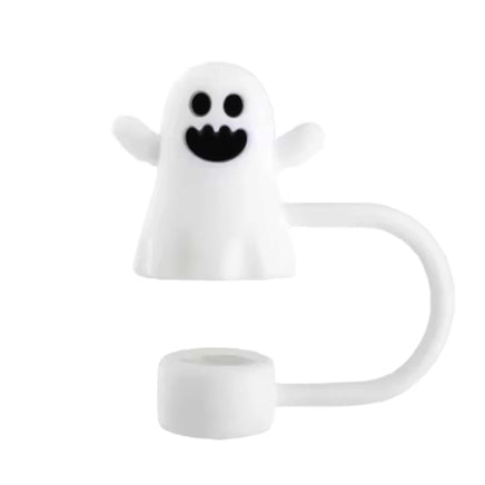 1-19pcs Cartoon 3D Halloween Series Stanley Straw Covers Reusable 10mm Straw Topper Compatible With Dust-Proof Straw Tips Lid 1pcs-18 CHINA