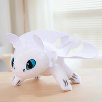Dragon Plush – Adorable Stuffed Dinosaur Toy – 9.8/11.8in – Lusy Store White