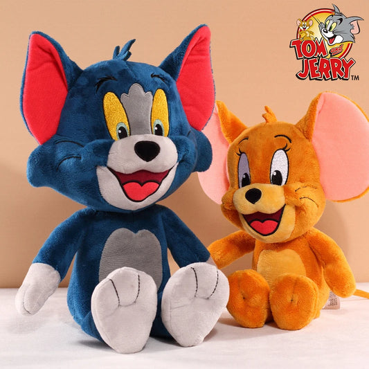 Lusy Store LLC Tom And Jerry Plush Toy | Soft Stuffed Cartoon Doll | Multiple Sizes Plush