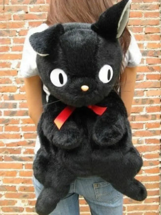 Black Cat Backpack Plush Jiji Plush Soft Stuffed Animal Cute Decor Toy Gifts 65x30cm bag