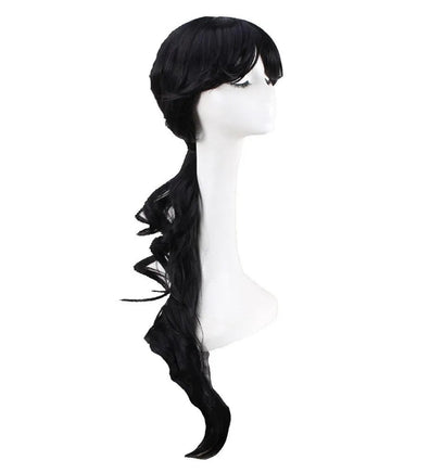 Girl Princess Elsa Anna Wig Kid Halloween Party Carnival Disguised Belle Wednesday Mermaid Rapunzel Aurora Snow White Ariel Hair Elena