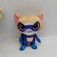 Lusy Store LLC 4pcs/Set Super kitties Plush Kitty Team Crystal Soft Stuffed Animals For Children Girls Gift Plush