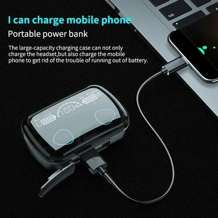 Headphones Bluetooth Wireless Earpods Original M10 Sports Stereo Noise Canceling Headphone Microphone Speaker Lusy Store