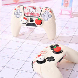 Kawaii Sanrio Cinnamoroll Kuromi Hello Kitty Ps5 Ns Pro Switch Pro Gamepad Protective Case Anti-Fall Digital Anime Peripherals