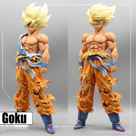 Lusy Store LLC Dragon Ball Z Son Goku Anime Figures Super Saiyan Goku Statue PVC Action Figure Collection Model Toys Gifts Action Figure