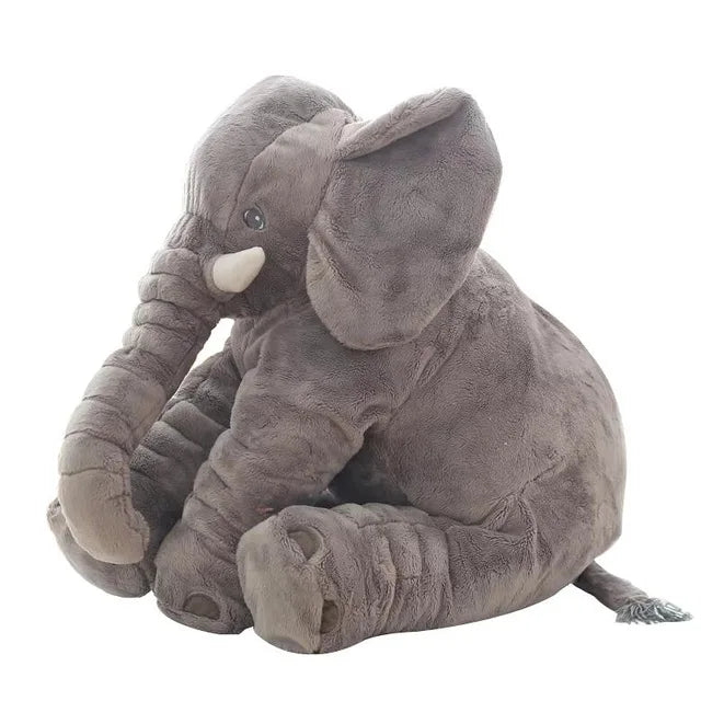 Lusy Store LLC Large Elephant Plush Toy &ndash; Soft Stuffed Pillow &amp; Cushion (16in/24in) | Lusy Store Stuffed Animal